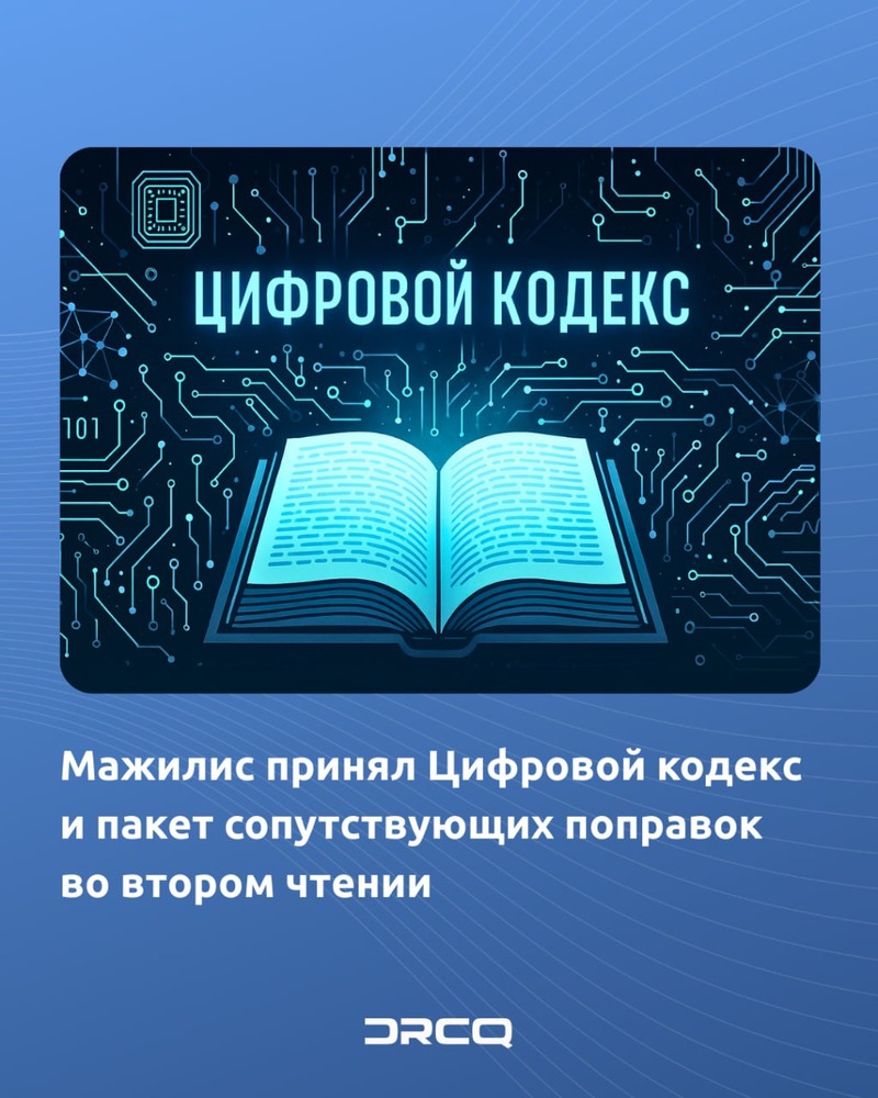 Мажилис принял Цифровой кодекс и пакет сопутствующих поправок во втором чтении